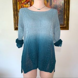 American Eagle Ombré Knit Sweater